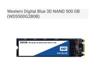 500 GB SSD  WD BLUE SATA ( WDS500G2B0B ) 3D NAND M.2 2280 (รับประกัน5ปี)