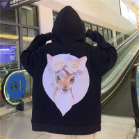 Real Shot 2021 New Large Hoody Winter Loose Deer