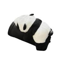 Gear Shift Knob Cover Car Shifter Protector Cartoon Panda Handbrake Cover Wear-Resistant Universal Gear Shift Cover for Cars SUVs Decoration Automotive Accessories pleasant