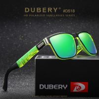 DUBERY UV400สไตล์หรูหราโพลาไรซ์สำหรับผู้ชายและผู้หญิงแว่นกันแดดขับรถป้องกันรังสียูวี Spek Cermin Mata Hitam D518