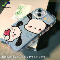 เคส JieFie สำหรับ OPPO F11 / F19 / F17 Pro / F19 Pro น่ารักลายการ์ตูน Pochacco เคสนิ่มใส่โทรศัพท์ TPU รองรับการกระแทกกันกระแทกกรอบโทรศัพท์