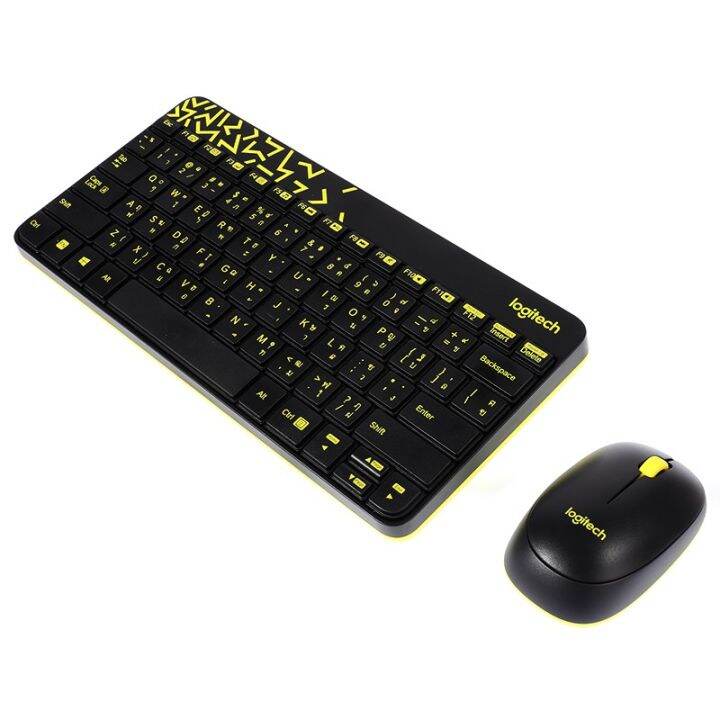 Logitech mouse keyboard 2in1 wireless mk240 nano black lazada co th