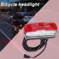 Electric Bike Front and Ebike Rear Light Set Input 36V 48V 60V Built-in Speaker E-Bike Headlight and Tail Light