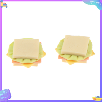 ? JCTTTY ? 2 X1:12 dollhouse Miniature Food Accessories KITCHEN Food sandwich