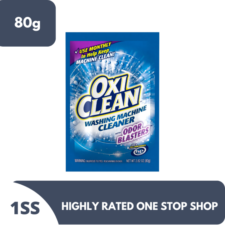 OxiClean Washing Machine Cleaner With Odor Blasters 80g | Lazada PH