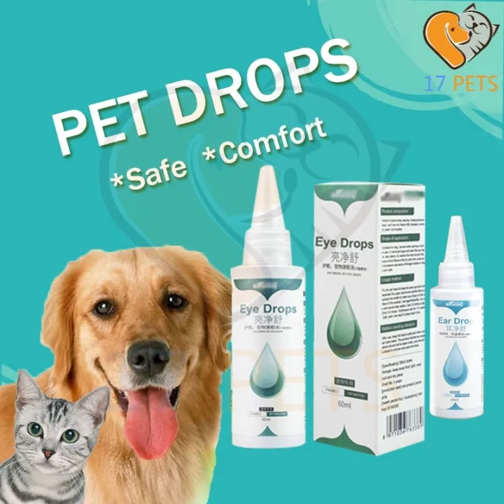 Pet Care SALE 60 ml Pet Eye Care Drops For Dogs Cats Eyes Tear Stain ...