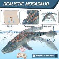 รีโมทคอนล Mosasaurus ของเล่นไดโนเสาร์สำหรับชาย RC เรือ Jurassic ไดโนเสาร์ World ของเล่นไดโนเสาร์ของขวัญ KIDS