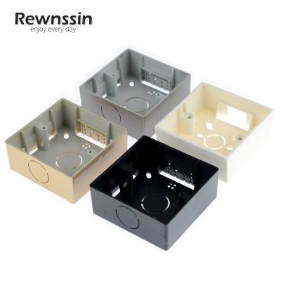 Rewnssin External Mounting Box Wall Electrical Sockets Light Switches 86 Type Installation Cassette Outside Junction BOX