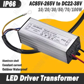 LED driver Power Supply 10W/20W/30W/50/70/100W transformer AC 85-265V  Waterproof