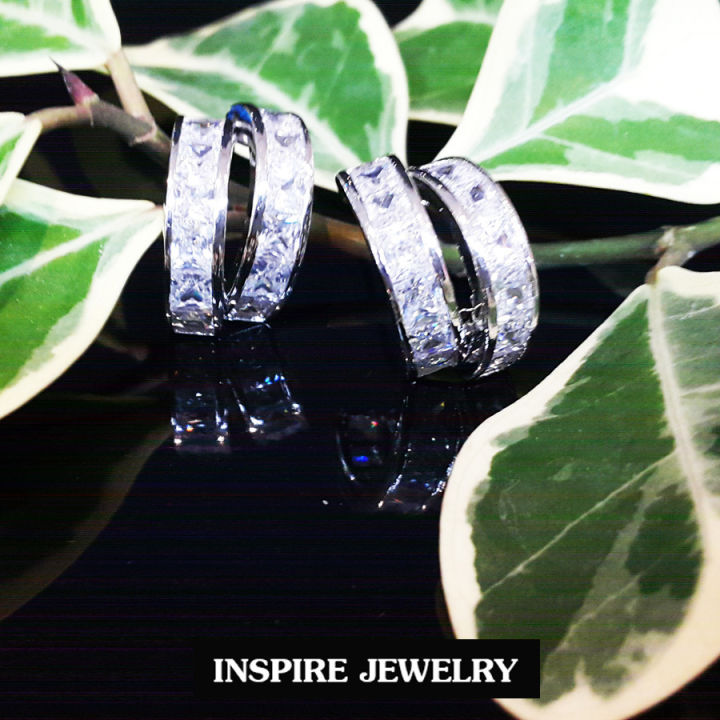 inspire-jewelry-ต่างหูเพชรสวิส-งานจิวเวลลี่-white-gold-plated-diamond-clonning