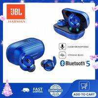 【สินค้าคงคลังพร้อมแล้ว】♥ผลิตภัณฑ์ดั้งเดิม + COD♥หูฟังบลูทูธไร้สาย JBL T280 TWS หูฟังสำหรับเล่นกีฬาไมโครโฟนในตัวหูฟังกันน้ำเบสลึก