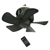 Remote Control Timing USB Powered Ceiling Fan Air Cooler 4 Speed USB Fan for Bed Camping Outdoor Hanging Camper Tents Fan U1JE