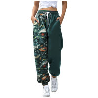 Womens Animal Print Sweatpants with Pockets High Waist Yoga Pants Sport Gym Athletic Fit Jogger Gym Pants Lounge Trousers