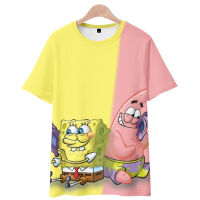 SpongeBob Patrick Star Print Casual T-Shirt For Men/Women/Kids