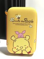 POOH กล่องเก็บสายชาร์จ    กล่องใส่ Power bank   หูฟัง ,   Size XL ลาย หมีพูห์  Pooh   งาน  eva  กันกระแทก ขนาด16x10x3.5cm งานสวยงาม   by  PMY  SHOP