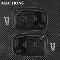 Motorcycle Brake Master Cylinder Cover Black Cover Fits For Harley Touring Electra Glide FLHX Street Glide Road Glide V-Rod FLHR