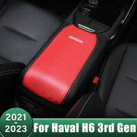 Car Center Armrests กล่องเก็บ Mats Anti-Fouling เบาะรองนั่งกันน้ำ Pad สำหรับ Haval H6 3rd Gen 2021 2022 2023 GT DHT-PHEV