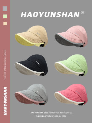 Japanese Style Double-Sided Wear Sun-Proof Peaked Cap Womens Summer Thin Breathable Face Slimming Air Top Sunhat tail Hat