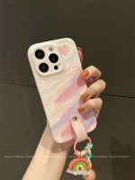 Apple กราฟฟิตีรูปภาพวาดสีน้ำมันสีชมพูสำหรับผู้หญิง14เคสโทรศัพท์เหมาะสำหรับผู้หญิง iPhone 13แฟชั่น12/11