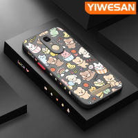 YIWESAN เคสสำหรับ Xiaomi Redmi โน๊ต3 Note 3 Pro Note 2เคสลายกระต่ายนำโชคมีน้ำค้างแข็งโปร่งใสด้านข้างแข็งลายขอบสี่เหลี่ยมกล้องปลอกซิลิโคนเคสนิ่มป้องกันการกระแทก