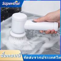 [คุณภาพสูงสุด!]Super thai พร้อมส่ง!ห้องครัวครัวเรือนมือถือหม้อล้างจานสิ่งประดิษฐ์ร่องแปรงมัลติฟังก์ชั่แปรงทำความสะอาดไฟฟ้า