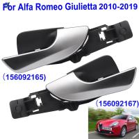 Front Left Right Car Interior Door Handle For Alfa Romeo Giulietta 2010 - 2019 Internal Handle Chrome Silver 7 5