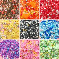 【CW】✐  20g Assorted Cartoon Fruits Slice Polymer Clay Sprinkles Pearls Filling Material Decoration