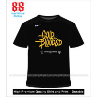 2023 newnba 2023 playoffs เสื้อ GOLD blooded gsw เสื้อยืดคุณภาพพรีเมี่ยม