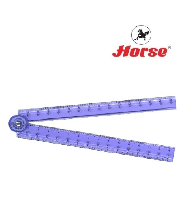 horse-ตราม้า-ไม้บรรทัดพับได้h-1719-จำนวน-1-อัน-คละสี