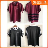 เสื้อผ้าบาสเกตบอลคุณภาพสูง 2020 all blacks POLO olive dress shirt New Zealand all blacks retro version 2003-2004 all black