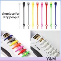 【hot sale】✾ D18 COD✨ Tali Kasut Hitam silicone shoelace bracelet Creative shoe laces round shoe lace no tie shoelaces flat shoes lace lazy shoe lace free tali kasut bulat shoe lace lock tali kasut getah免系硅胶鞋带12PCS/Set YM05