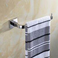 SUS 304 Stainless Steel Towel Bar Single Silver Towel Holder Towel Bar Smooth Mirror Towel Rack Bathroom Products AU51