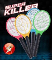 【CW】 Electric Fly Swatter (Battery included) Lamp Trap Racket Anti Insect Bug Zapper