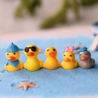 (Baixiang Flower City)   ﹉▤✕ Micro Flowers Potted Landscape Furnishing Articles Fleshy Accessories Diy Materials And Lovely Cartoon Swimming Little Duck Mini Furnishing Articles