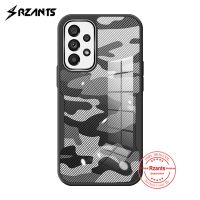 Rzants เคส ครึ่งสำหรับ Samsung Galaxy A13 4G A33 A53 A73 A52 5G A52s Camouflage [ใหม่ด้วง] กันชนซิลิโคนปลอก