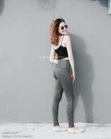 Jesginda Basic Foster Pants dark grey กางเกง