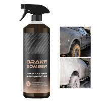 Tire Polish 550g Powerful Wheel Tire Cleaner Safe Rim Cleaner Long Lasting Tire Spray for Provide Shine and Protection Car Detailing Removes Brake Dust clean