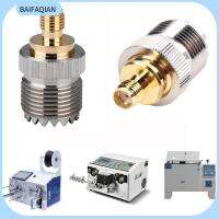 BAIFAQIAN SMA SMA ขั้วต่อคู่สาย RF โซ-239 ทองเหลืองตรง แจ็คตัวเมีย UHF ปลั๊กตัวเมีย SMA คุณภาพสูงมาก ซ็อกเก็ต COAX