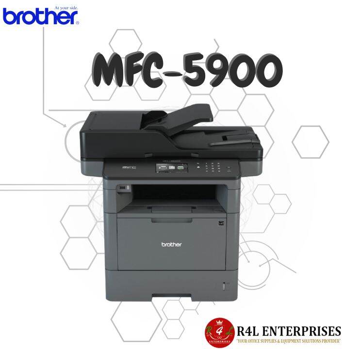 Brother MFCL5900DW Business Monochrome Laser Multifunction Printer