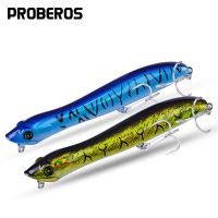 [HOT LIAXLLWISAAZH 534] PROBEROS Popper Fishing Lure 12.5ซม. 19G พลาสติกลอยเหยื่อ Hard Topwater ประดิษฐ์ Wobbler Bass Tackle