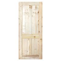 ส่งฟรี! ประตูไม้สน VK 4 ฟัก 80X200 ซม. PINE WOOD DOOR VK 4-PANEL 80X200CM มืออาชีพเรื่องประตู มั่นใจคุณภาพ ประตูราคาถูก พร้อมเก็บเงินปลายทาง