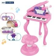 Đồ chơi đàn Piano kèm set trang điểm có ghế ngồi cho bé BBT GLOBAL J93-01
