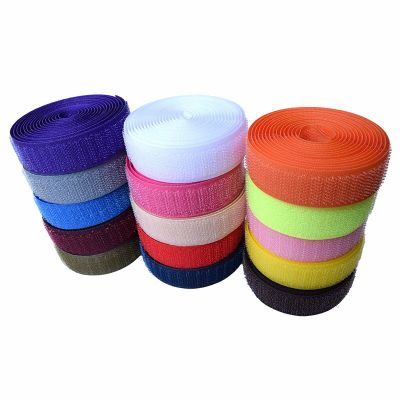 1 Pair of 20mm 10m Color Fastener Tape Technology Cable Tie Nylon No Glue Household Door and Window Sewing Accessories Adhesives Tape