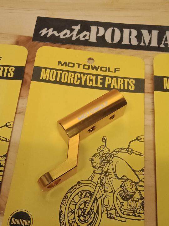 Motowolf Side Mirror Extension Bracket (3509) Lazada PH