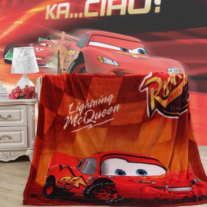 {Highend home textiles} Disney Lightning McQueen Car Plush Queen Size