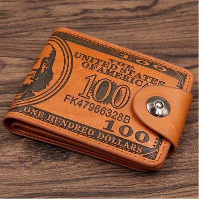 New Short PU Leather Wallet For Men Luxury Coin Wallet Business Mini Man Card Holders Multifunctional Male Small Purse