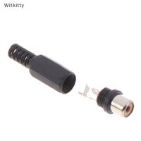 Witkitty อะแดปเตอร์ซ็อกเก็ตแรงดันเย็นหัวแจ็คเชื่อมตัวเมีย50โวลต์0.5A RCA