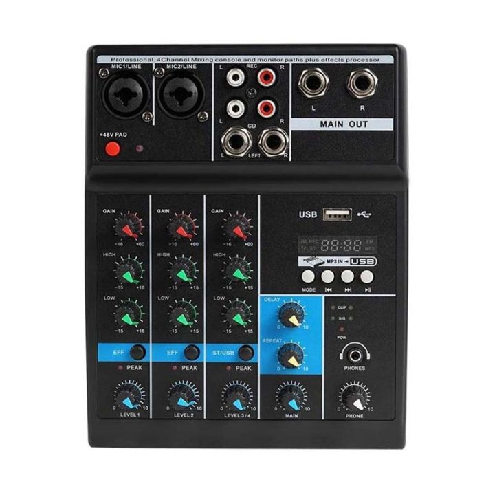 【HOT NEW】 LEEDOAR AUDIO 4 5 Channel Professional Portable Mixer Sound ...