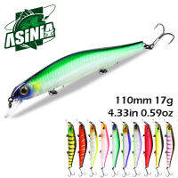 ASINIA 11ซม. 17G Dive 0.8-1.2M ระบบน้ำหนักแม่เหล็ก Long Casting ใหม่รุ่นเหยื่อตกปลา Hard เหยื่อคุณภาพ Wobblers Minnow