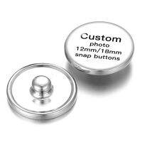 New DIY custom snap buttons 12mm18mm20mm silvergolden snap buttons wholesale PersonAlibabazed Photo for DIY necklace jewelry2023